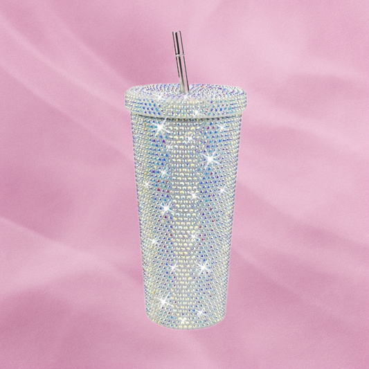 The LuxeStraw Crystal Cup